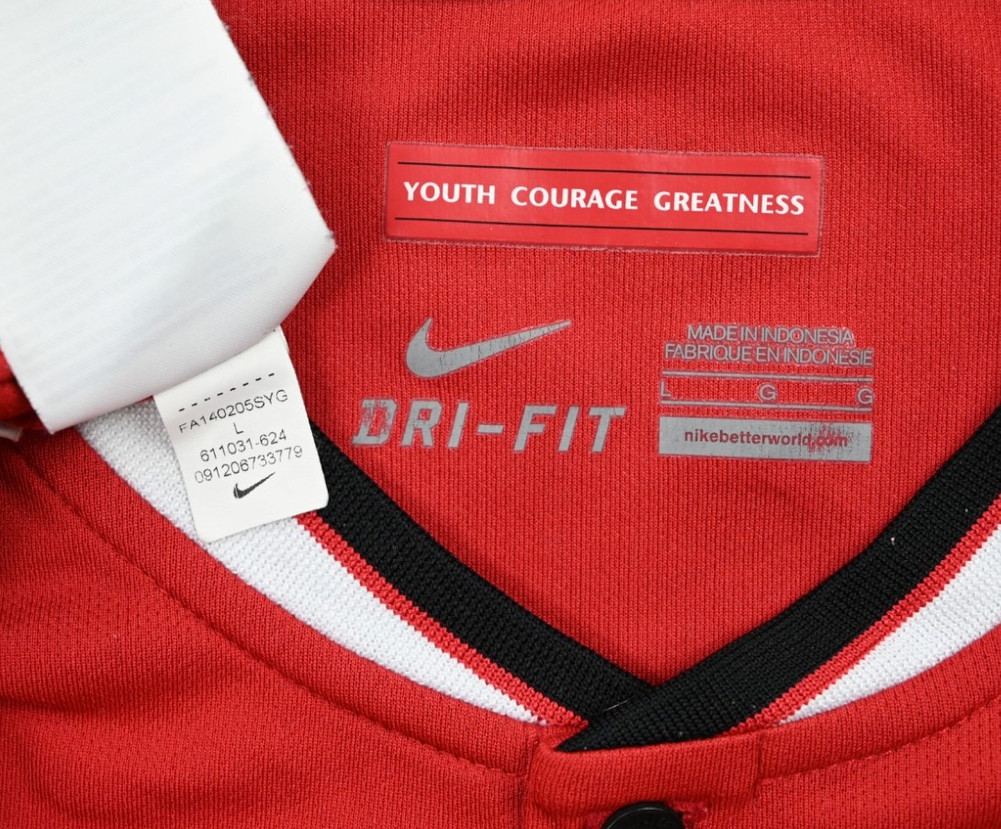 2014-15 MANCHESTER UNITED *MATA* SHIRT L