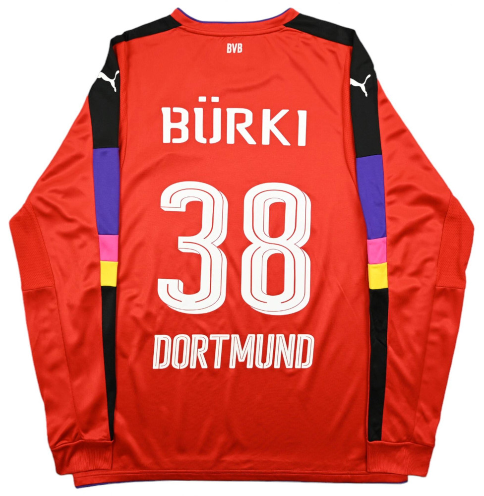2016-17 BORUSSIA DORTMUND *BURKI* GOALKEEPER LONGSLEEVE XL