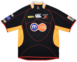 NEWPORT GWENT DRAGONS RUGBY SHIRT XL