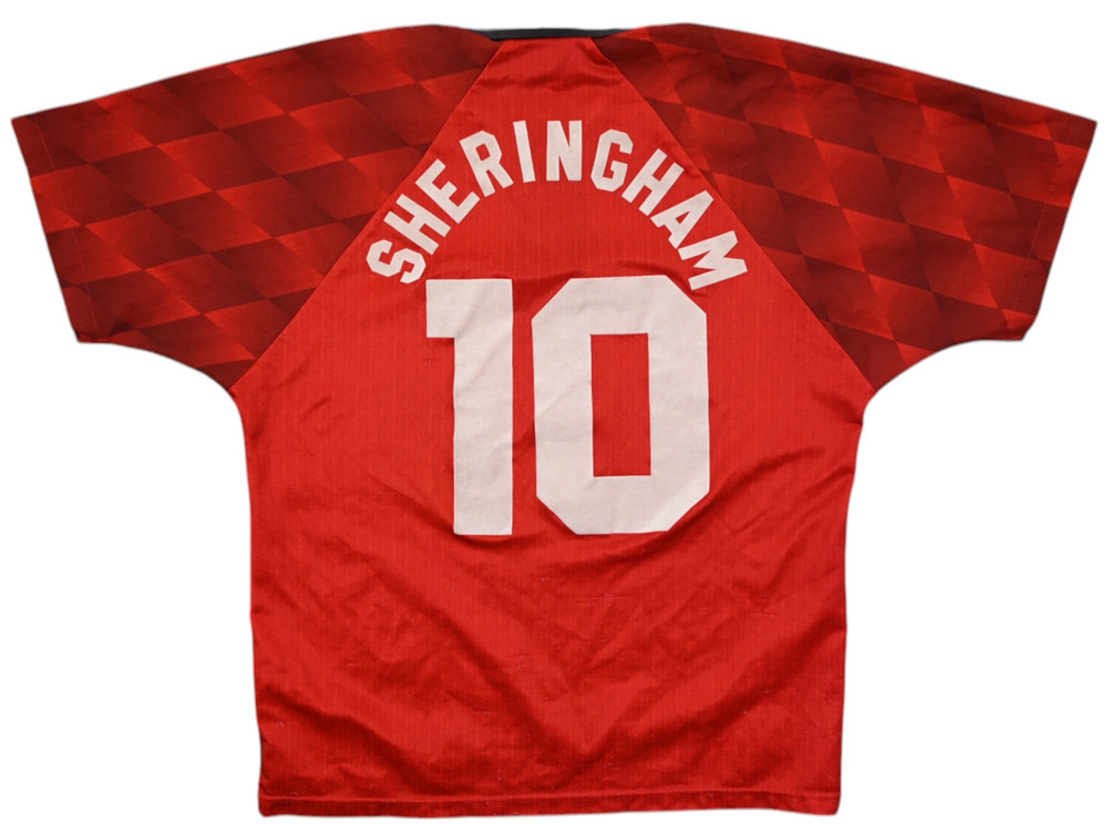 1996-98 MANCHESTER UNITE *SHERINGHAM* SHIRT M