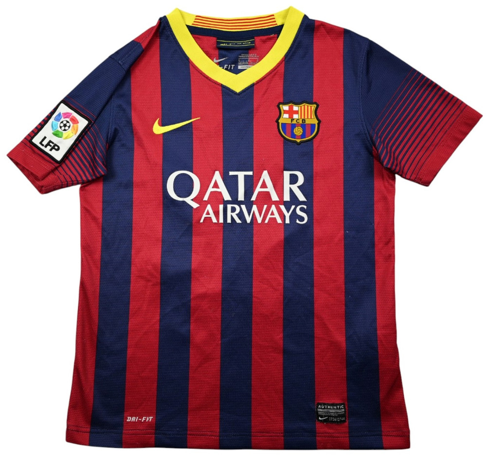 2013-14 BARCELONA *LEON* SHIRT M. BOYS