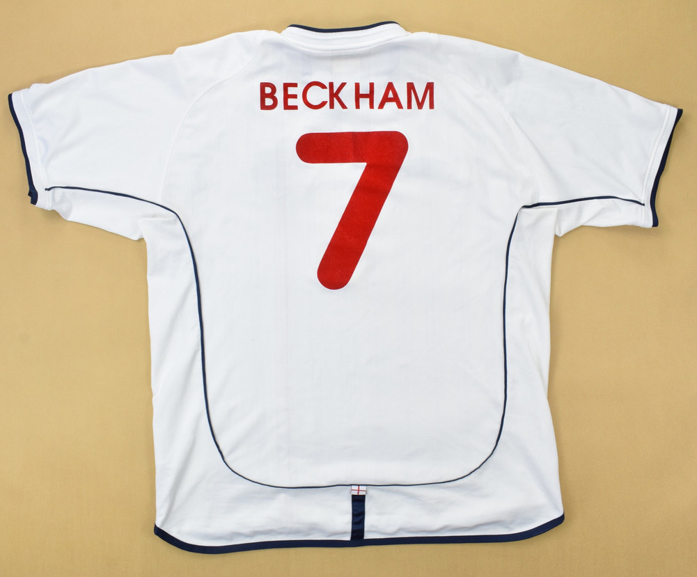 2001-03 ENGLAND *BECKHAM* KOSZULKA XL