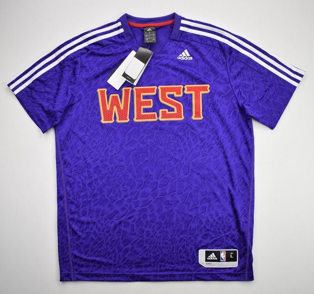 WEST NBA ADIDAS SHIRT L