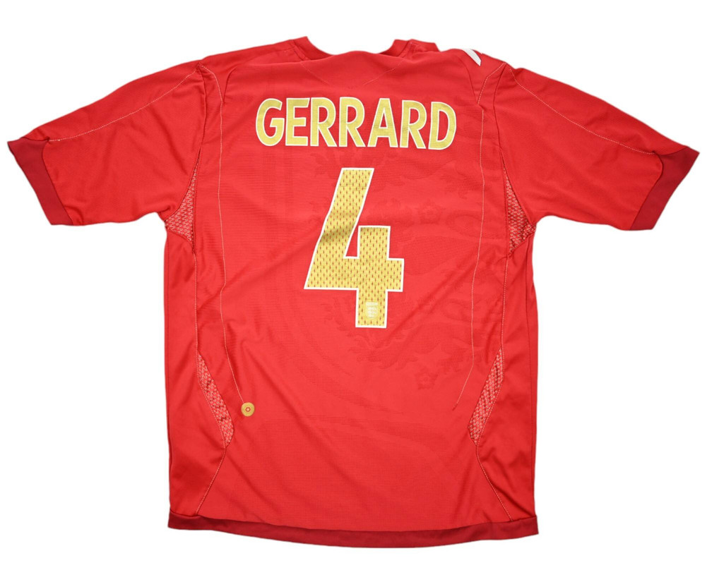 2006-08 ENGLAND *GERRARD* KOSZULKA M
