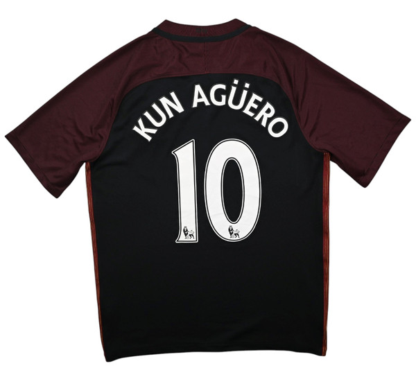 2016-17 MANCHESTER CITY *KUN AGUERO* SHIRT M