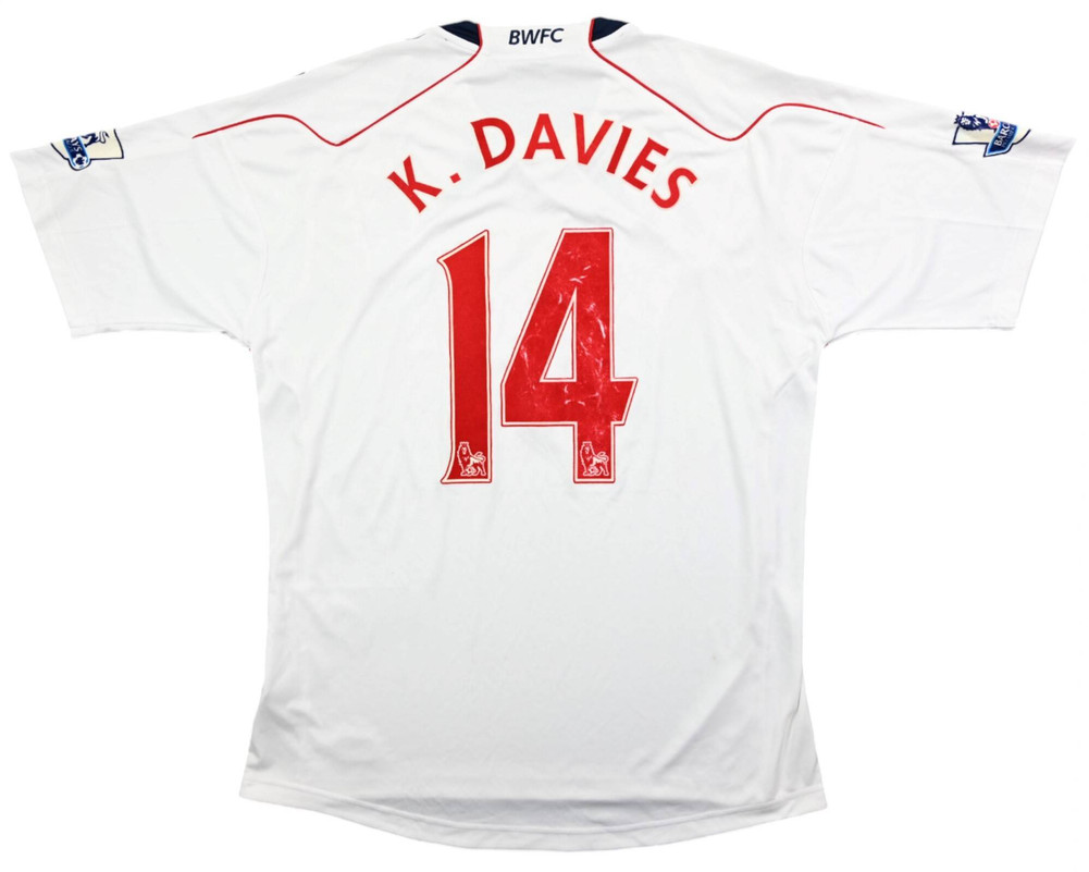 2010-11 BOLTON WANDERERS *K. DAVIES* KOSZULKA XL