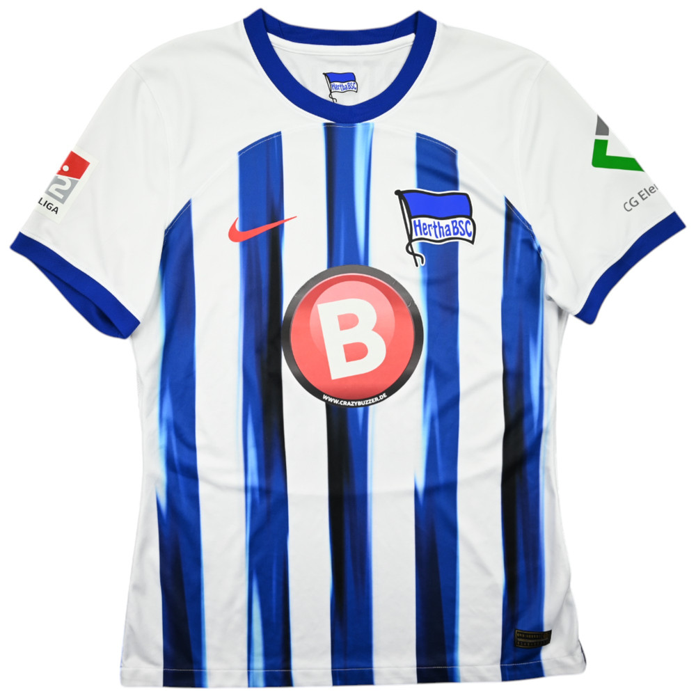 2023-24 HERTHA BERLIN *SCHERHANT* MATCH PREPARED SHIRT L