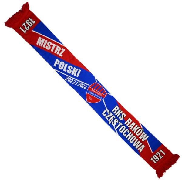 RKS RAKÓW CZĘSTOCHOWA MISTRZ POLSKI 2022/2023 SCARF
