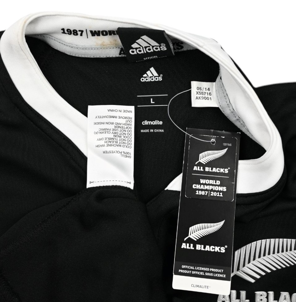 ALL BLACKS NEW ZEALAND RUGBY KOSZULKA L 