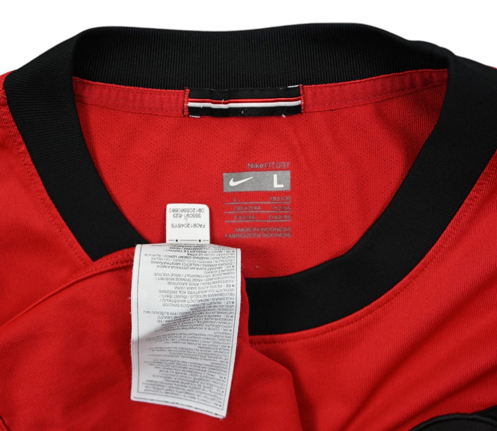 2009-10 MANCHESTER UNITED *SCHOLES* SHIRT L