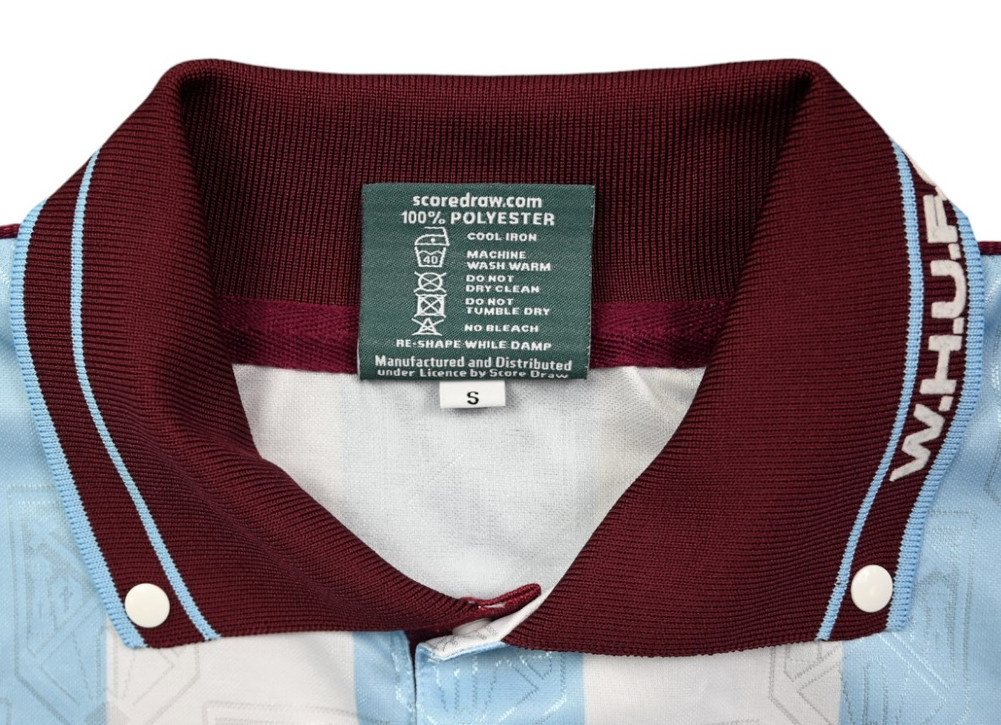 1992-93 WEST HAM UNITED REEDITION KOSZULKA S