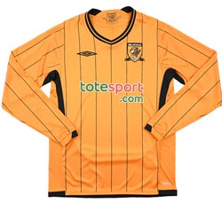 2009-10 HULL CITY LONGSLEEVE SHIRT S