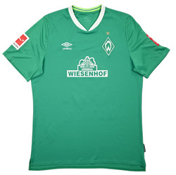 2019-20 WERDER BREMEN *LANGKAMP* SHIRT L