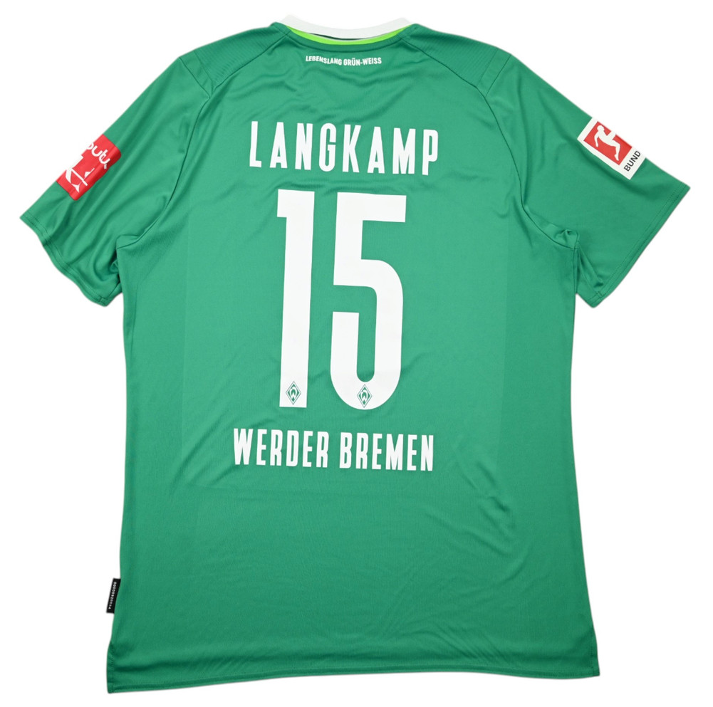 2019-20 WERDER BREMEN *LANGKAMP* SHIRT L