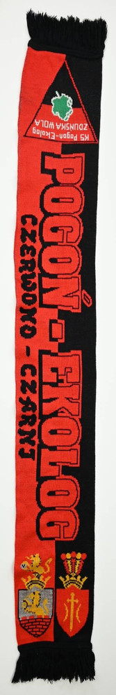 POGOŃ-EKOLOG ZDUŃSKA WOLA CZERWONO-CZARNI SCARF