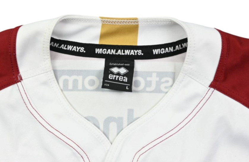 WIGAN WARRIORS RUGBY SHIRT L