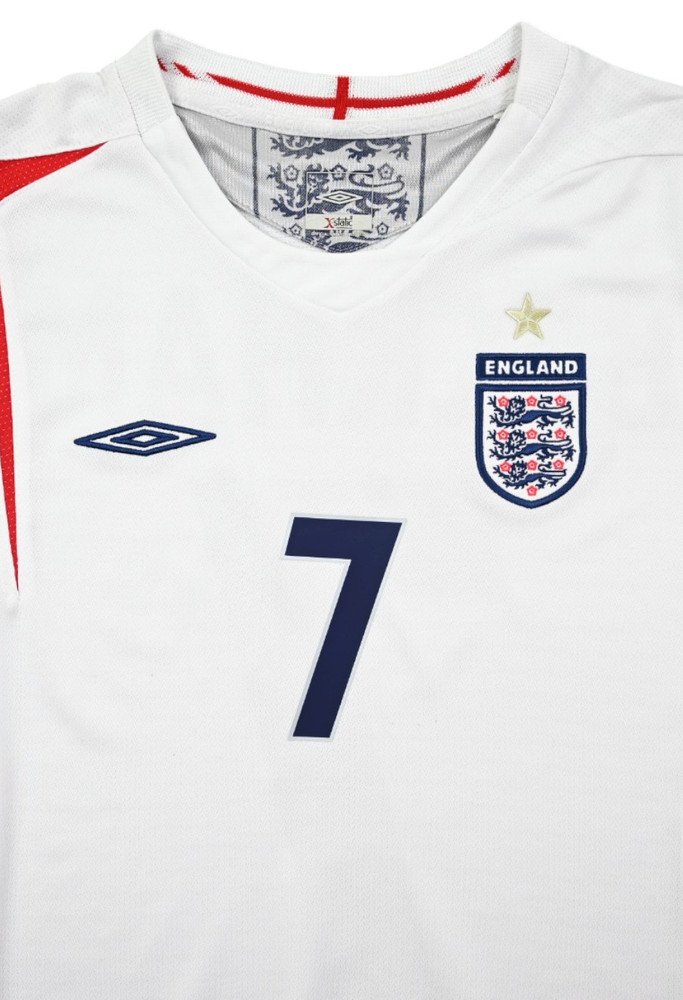 2005-07 ENGLAND *BECKHAM* KOSZULKA WOMENS S