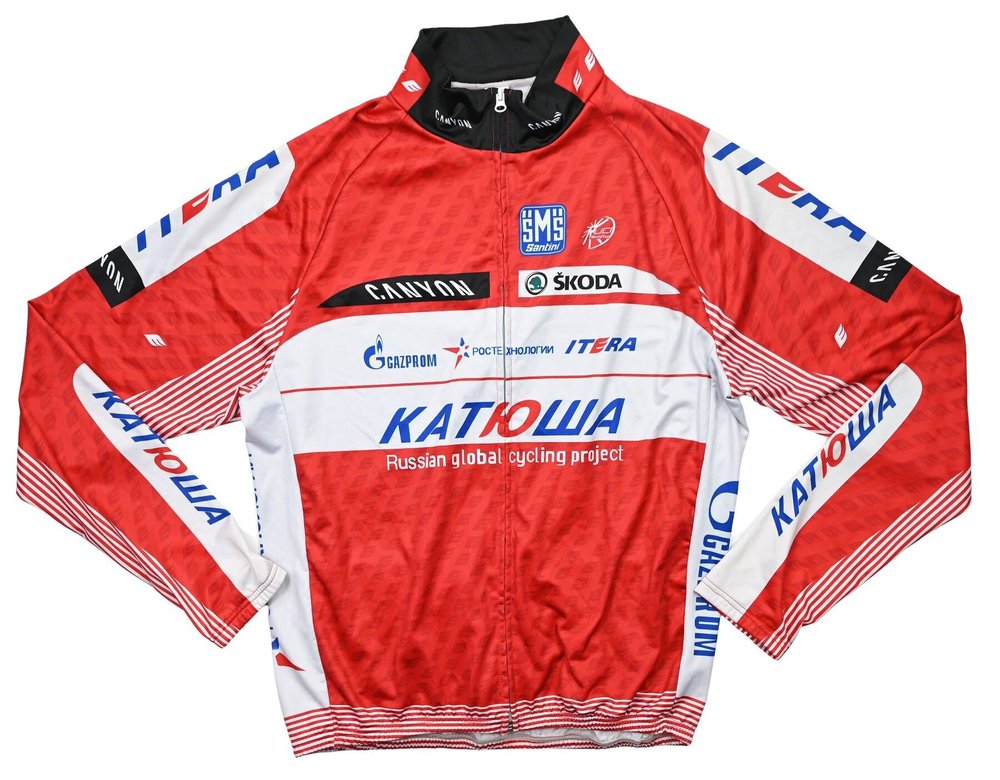 SANTINI KATUSHA TEAM CYCLING SHIRT LONGSLEEVE 3XL