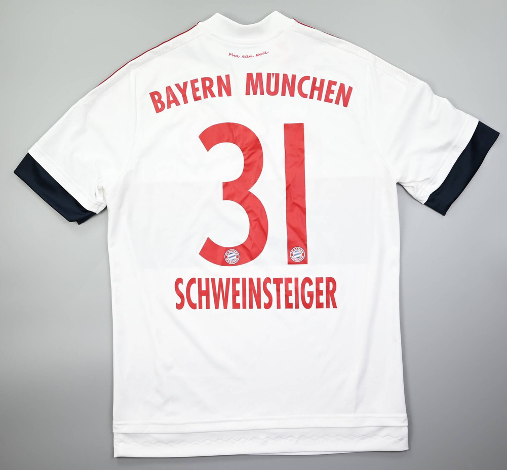 2015-16 BAYERN MUNCHEN *SCHWEINSTEIGER* KOSZULKA XL. BOYS