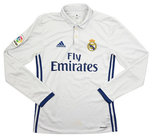 2016-17 REAL MADRID *SERGIO RAMOS* LONGSLEEVE SHIRT M