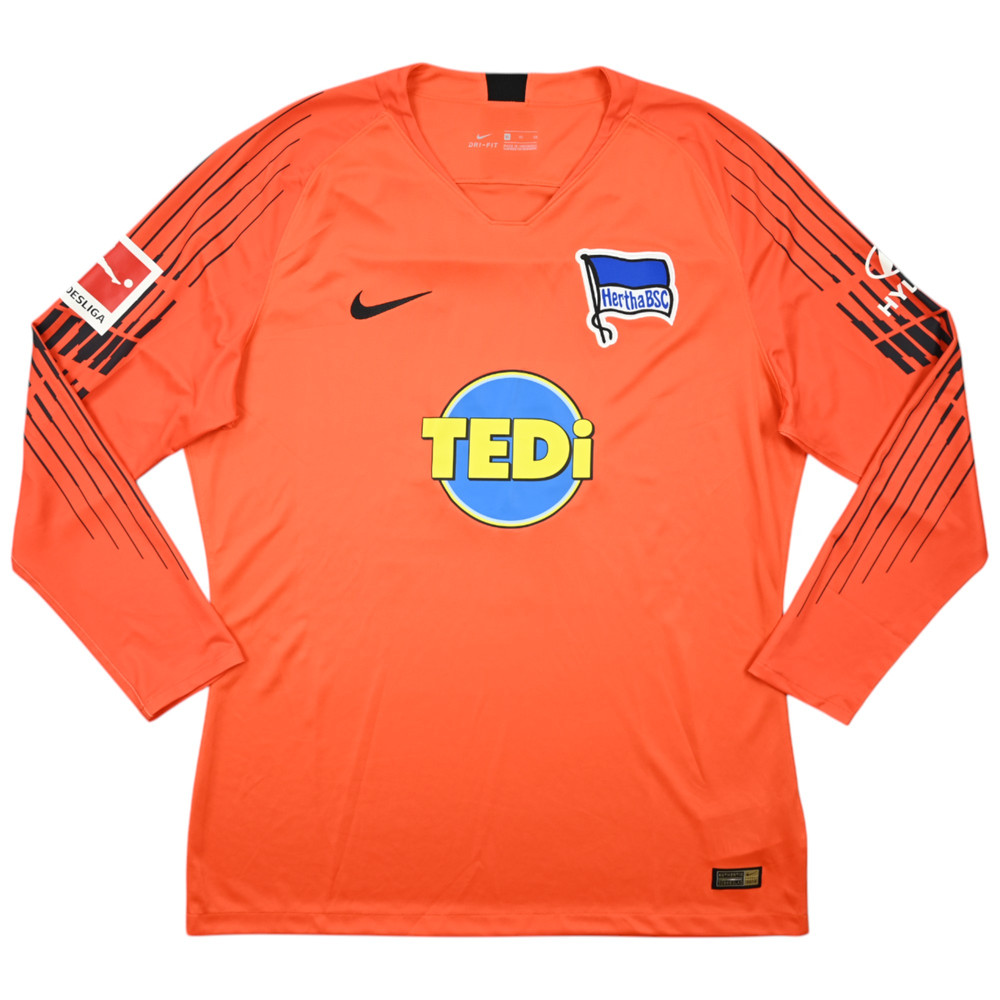 2018-19 HERTHA BERLIN *JARSTEN* GOALKEEPER MATCH PREPARED SHIRT XL