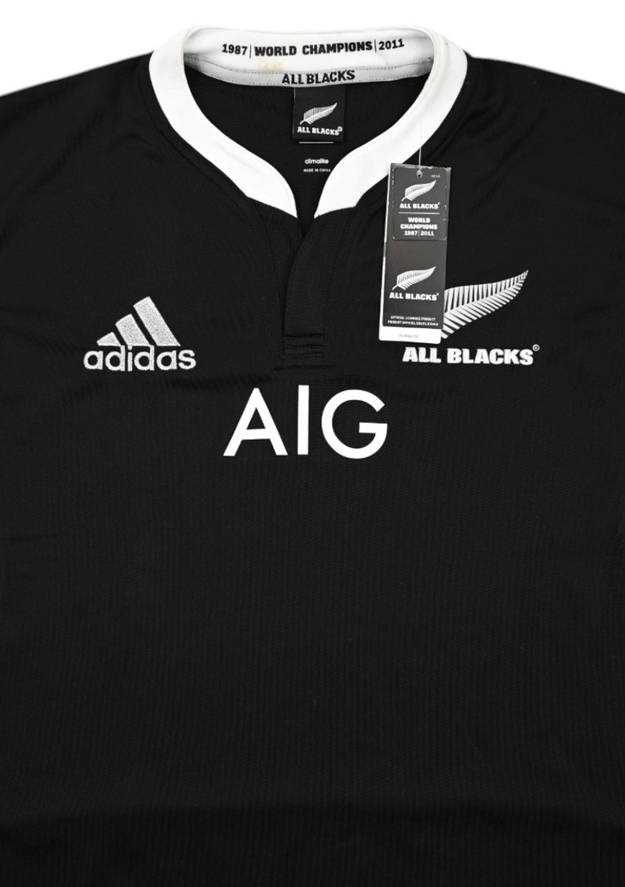 ALL BLACKS NEW ZEALAND RUGBY SHIRT L 