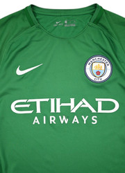 2017-18 MANCHESTER CITY GOALKEEPER LONGSLEEVE SHIRT S
