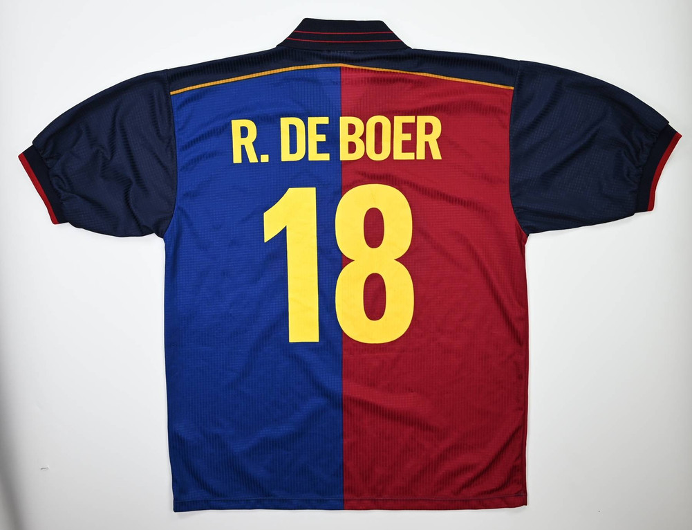 1999-00 FC BARCELONA *R. DE BOER* SHIRT L