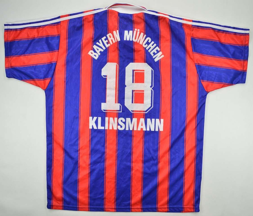 1996-97 BAYERN MUNCHEN *KLINSMANN* SHIRT XL