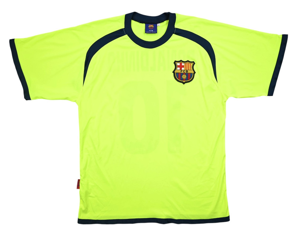 2005-06 BARCELONA *RONALDINHO* SHIRT M