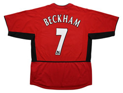2002-04 MANCHESTER UNITED *BECKHAM* HOME SHIRT Multiple Sizes