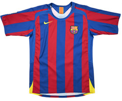 2005-06 BARCELONA *RONALDINHO* KOSZULKA L. BOYS