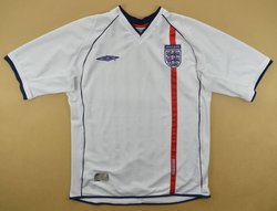 2001-03 ENGLAND SHIRT XL