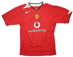 2004-06 MANCHESTER UNITED *SAHA* SHIRT L .BOYS