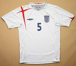 2005-07 ENGLAND *TERRY* SHIRT M