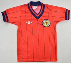 1982-85 SCOTLAND KOSZULKA XS. BOYS