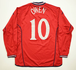 2002-04 ENGLAND *OWEN* LONGSLEEVE M