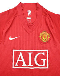 2007-09 MANCHESTER UNITED *TEVEZ* SHIRT S