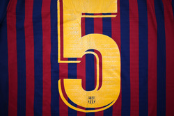 2018-19 BARCELONA *SERGIO* PLAYER ISSUE VAPORKNIT KOSZULKA S