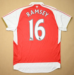 2015-16 ARSENAL LONDON *RAMSEY* SHIRT XL
