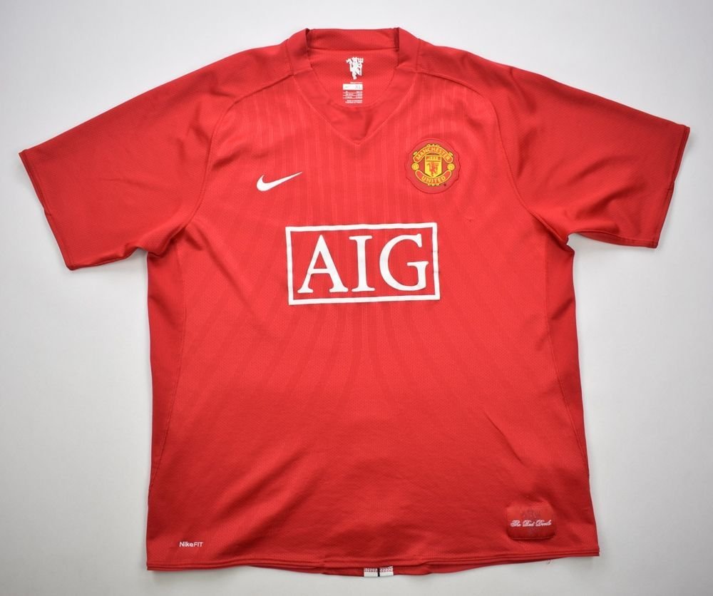 2007-09 MANCHESTER UNITED *ROONEY* SHIRT XL