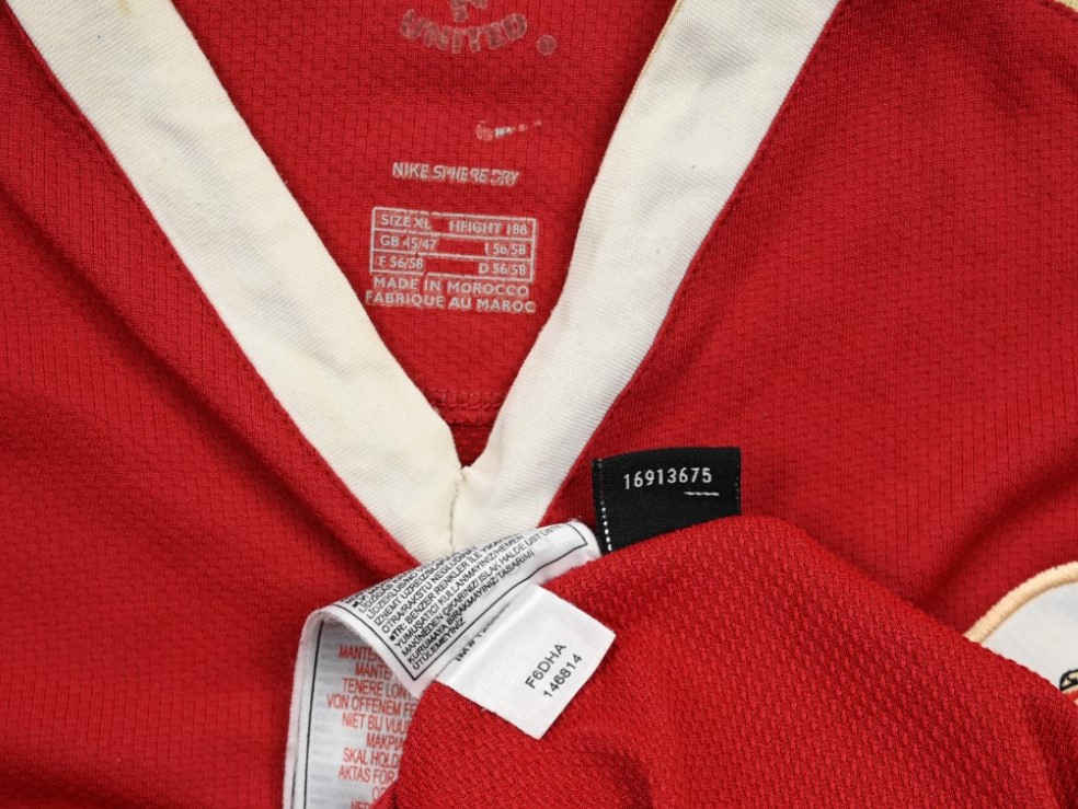 2006-07 MANCHESTER UNITED *ROONEY* SHIRT XL