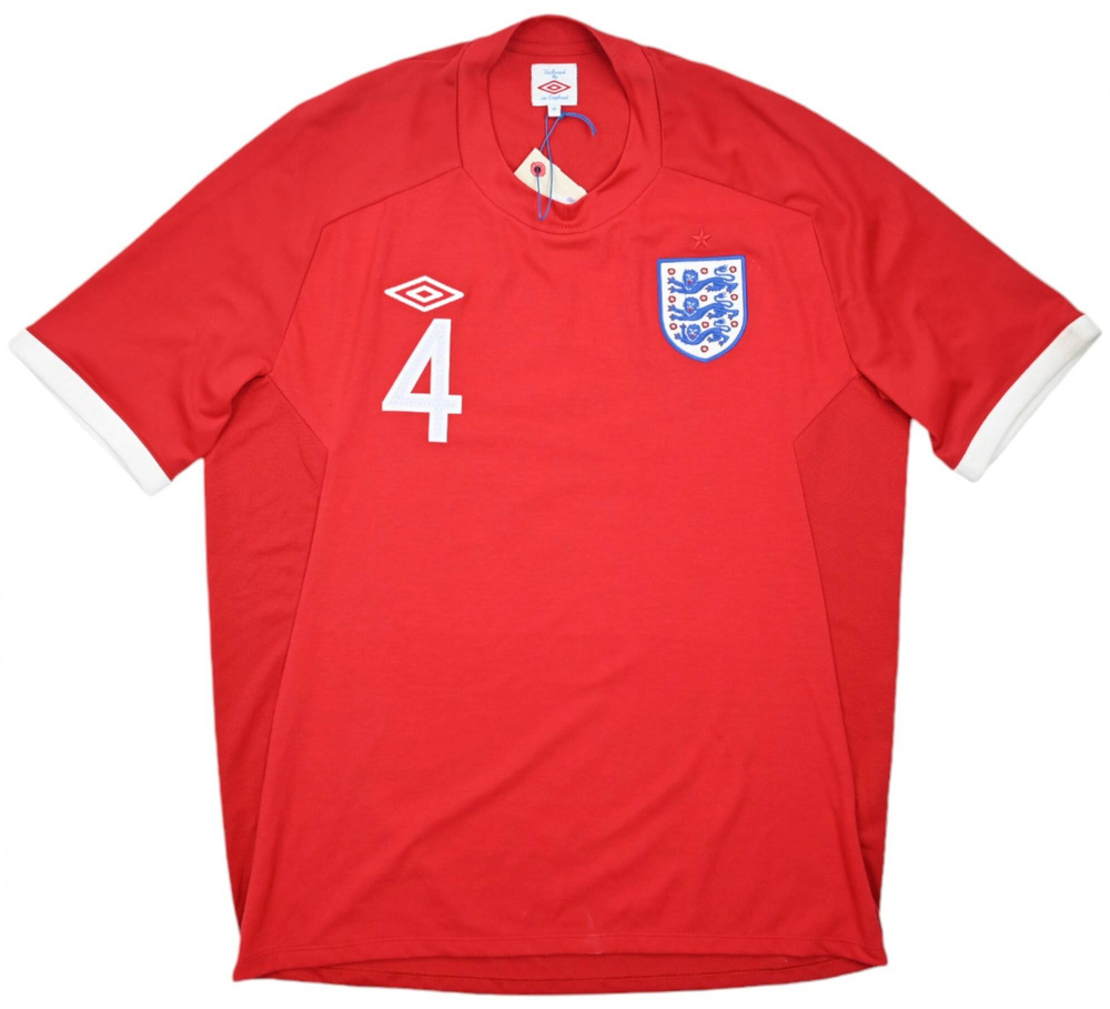 2010-11 ENGLAND *GERRARD* SHIRT L