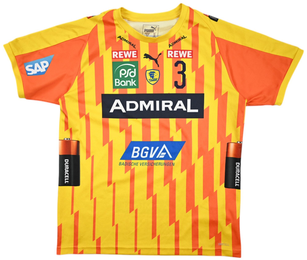 RHEIN - NECKAR LOWEN *GENSHEIMER* HANDBALL SHIRT XL. BOYS