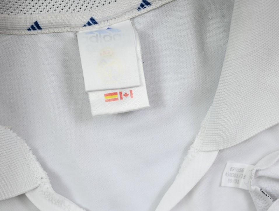 2001-02 REAL MADRID SHIRT L