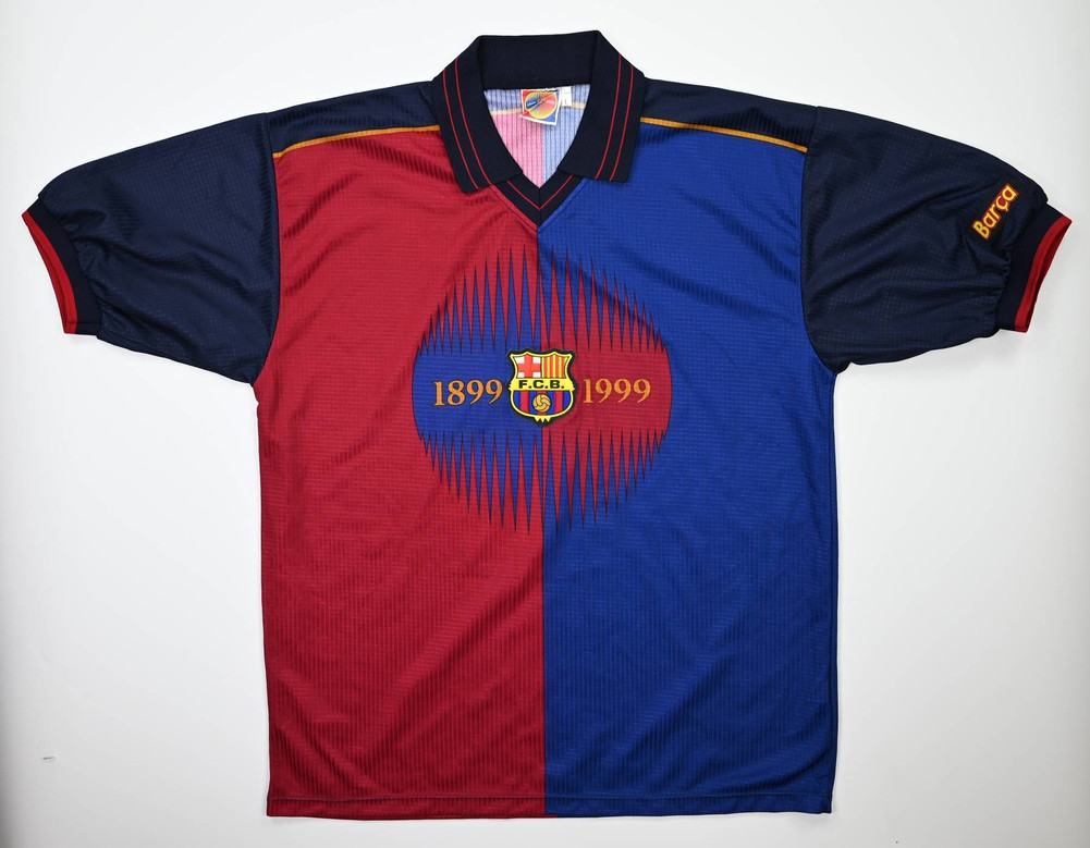 1999-00 FC BARCELONA *R. DE BOER* SHIRT L