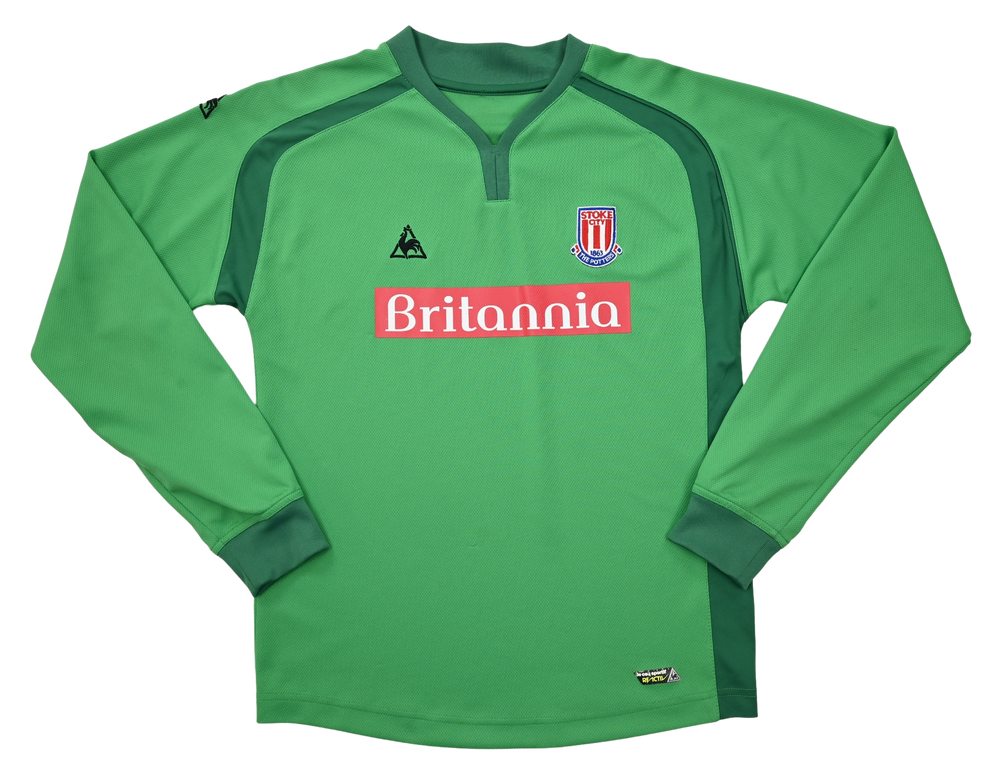 2009-10 STOKE CITY GOALKEEPER SHIRT L. BOYS