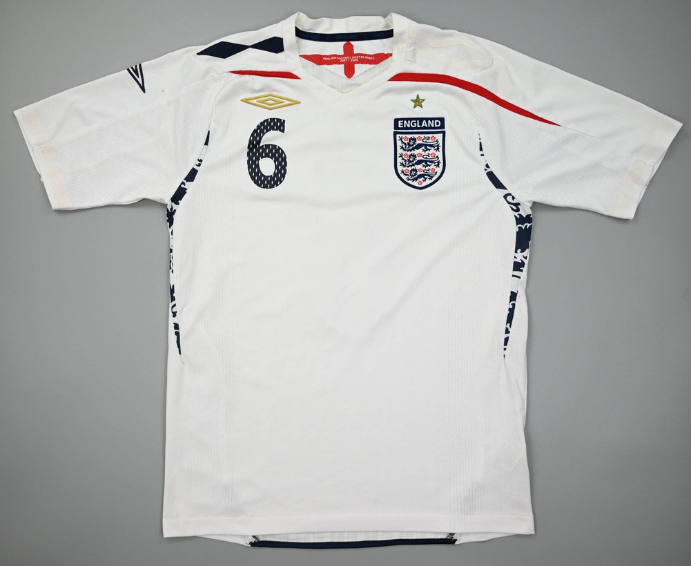 2007-09 ENGLAND *TERRY* SHIRT S