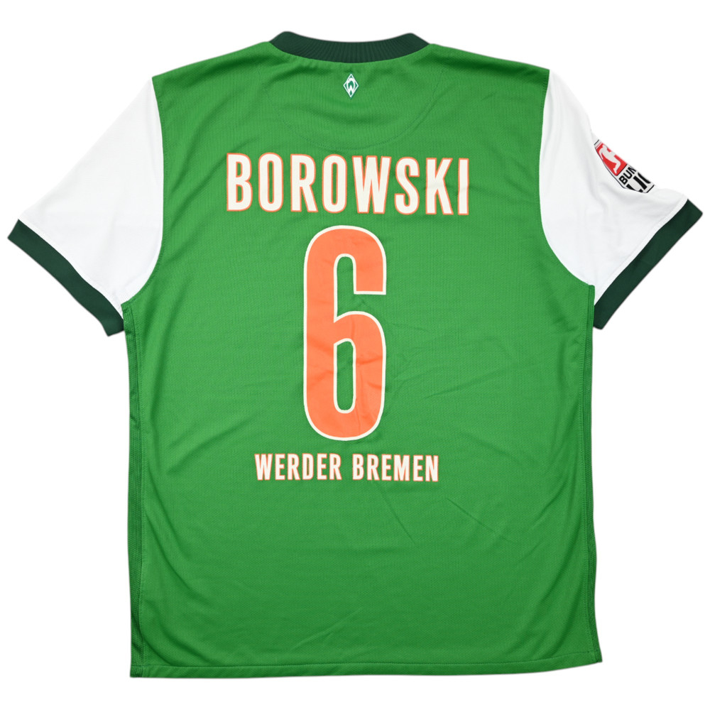 2009-10 WERDER BREMEN *BOROWSKI* SHIRT M
