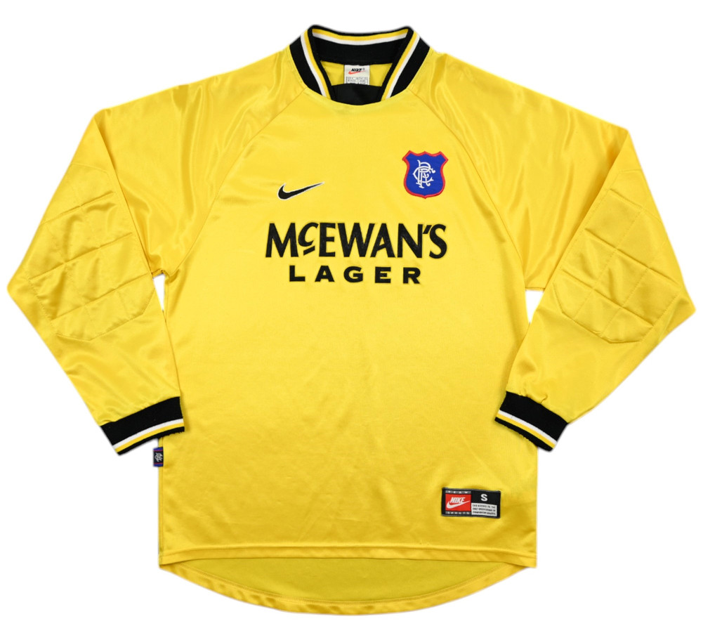 1997-99 GLASGOW RANGERS GOALKEEPER LONGSLEEVE S